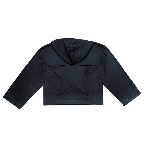 Hoodie Negra Pesada MoMo Apparel